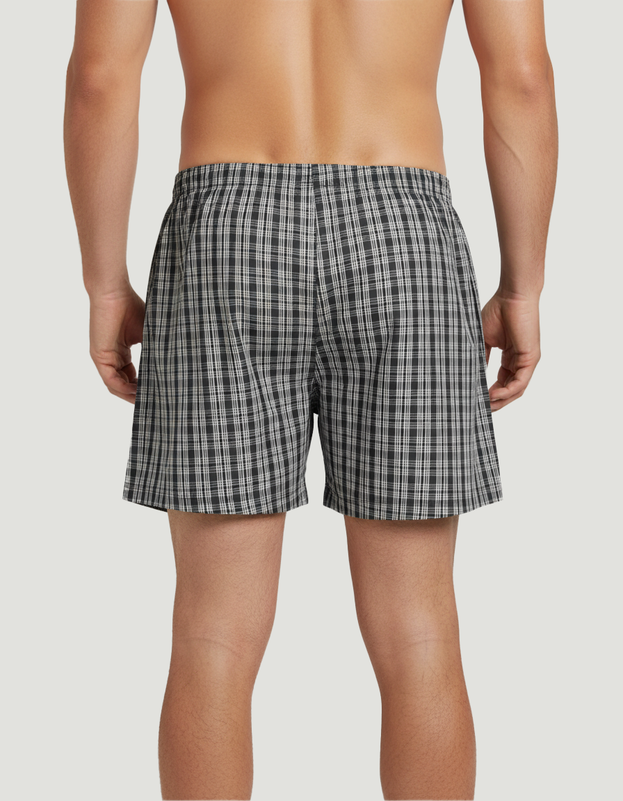 Men's  Boxer Checko Dark Grey