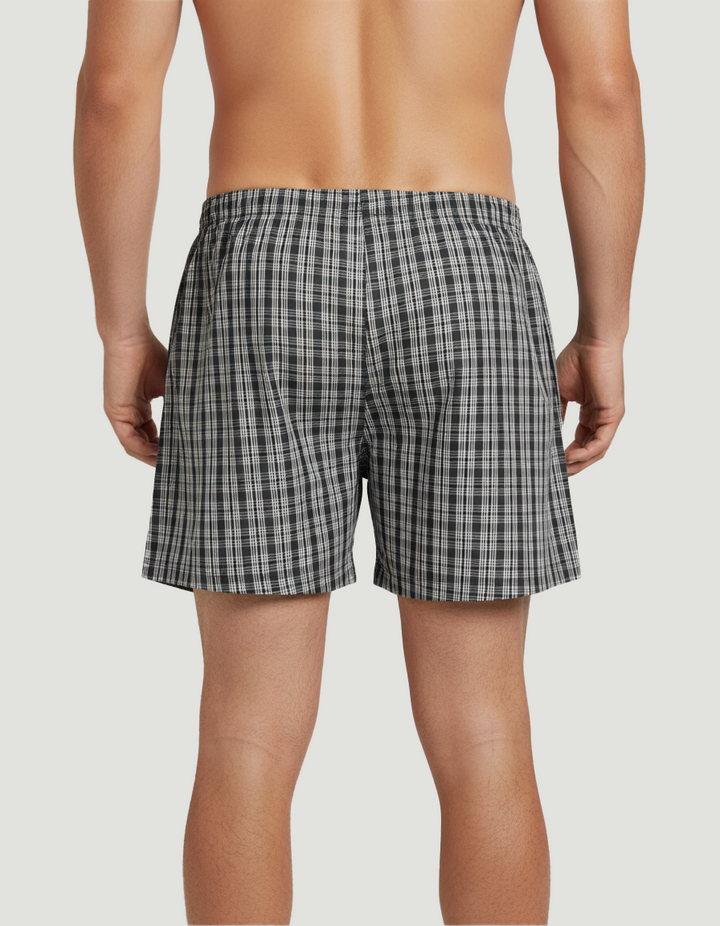 Men's  Boxer Checko Dark Grey
