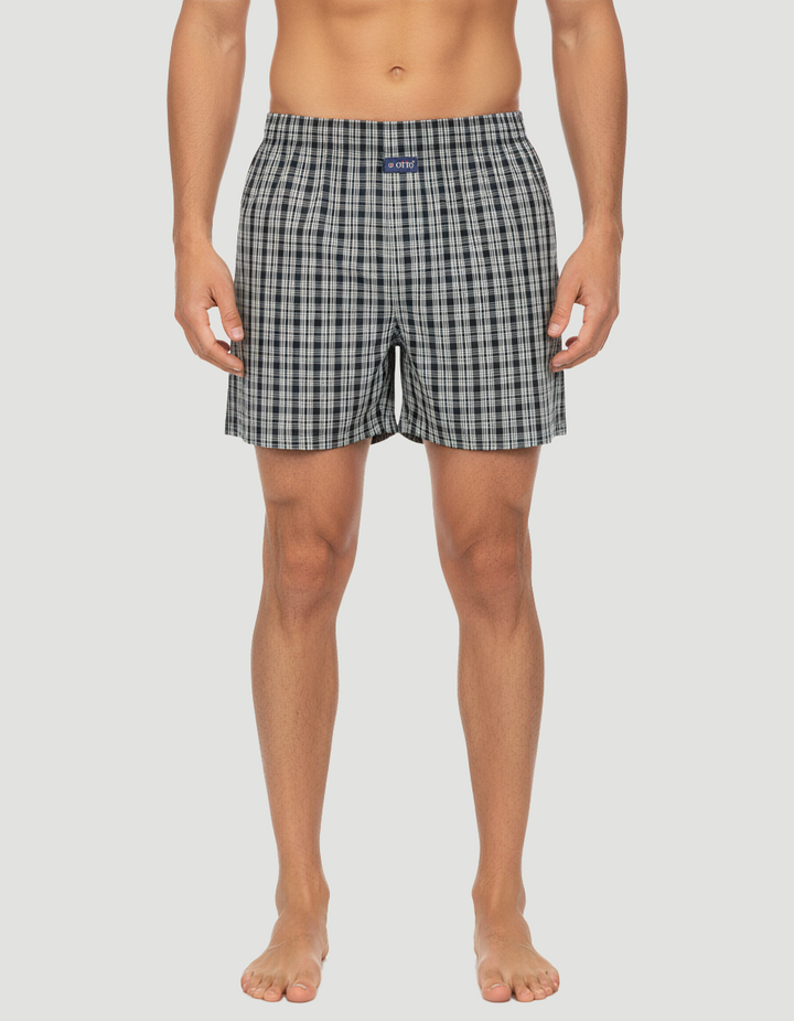 Men's  Boxer Checko Dark Grey