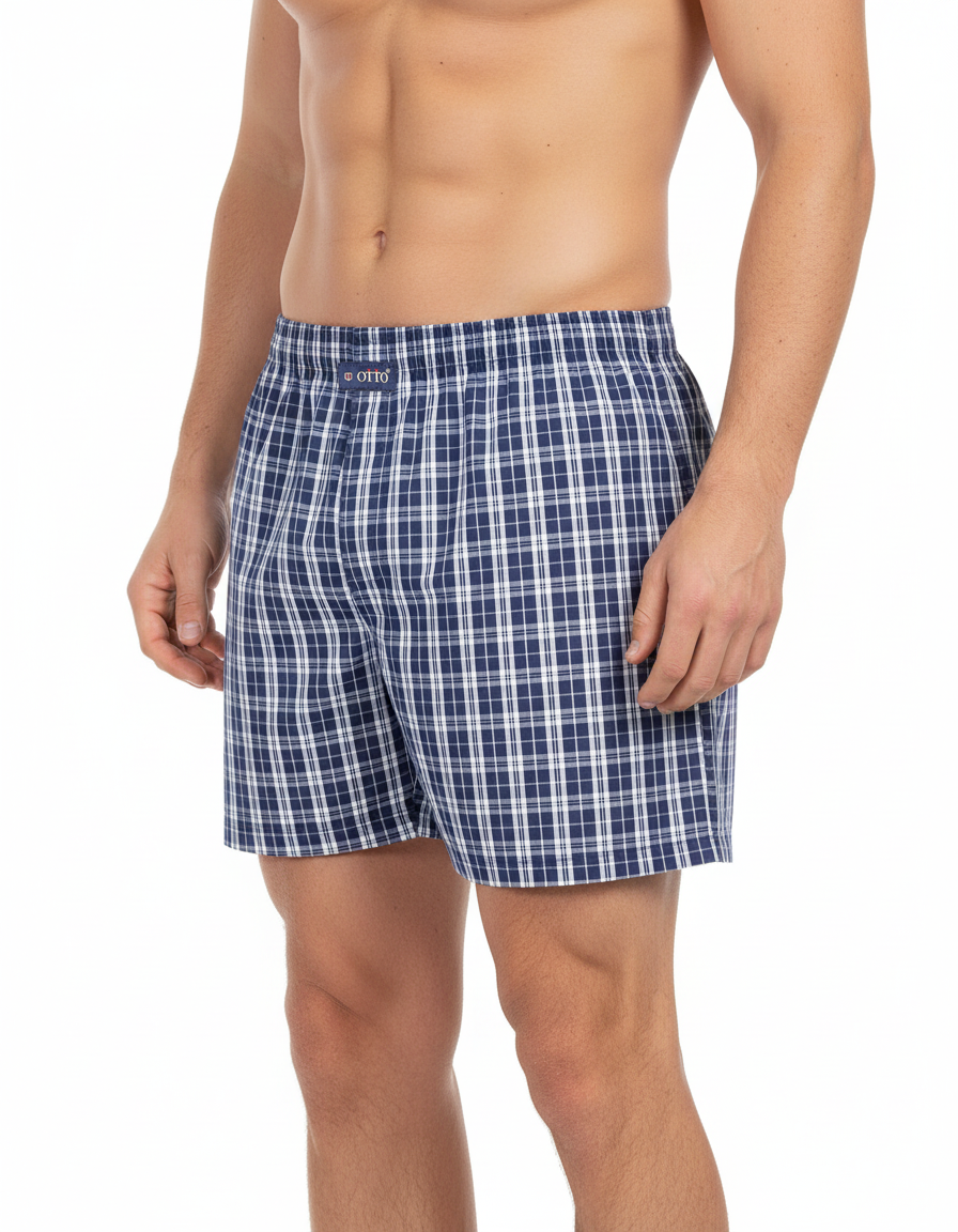 Men's  Boxer Checko INDIGO BLUE