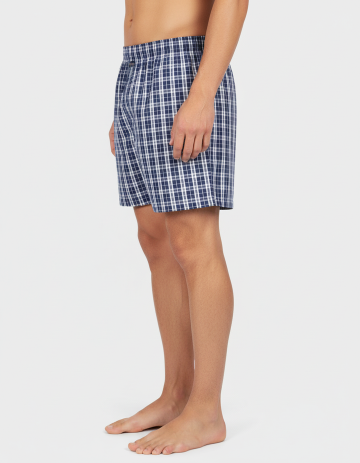 Men's  Boxer Checko INDIGO BLUE