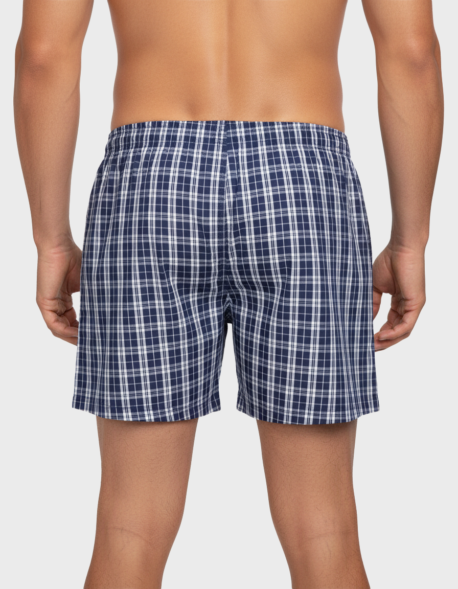 Men's  Boxer Checko INDIGO BLUE