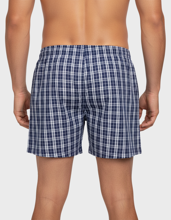 Men's  Boxer Checko INDIGO BLUE