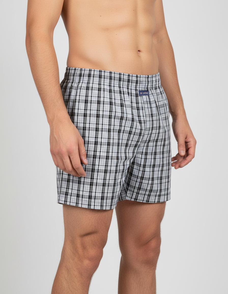 Men's  Boxer Checko LIGHT GREY