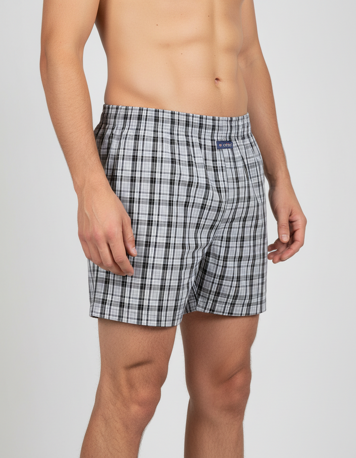Men's  Boxer Checko LIGHT GREY