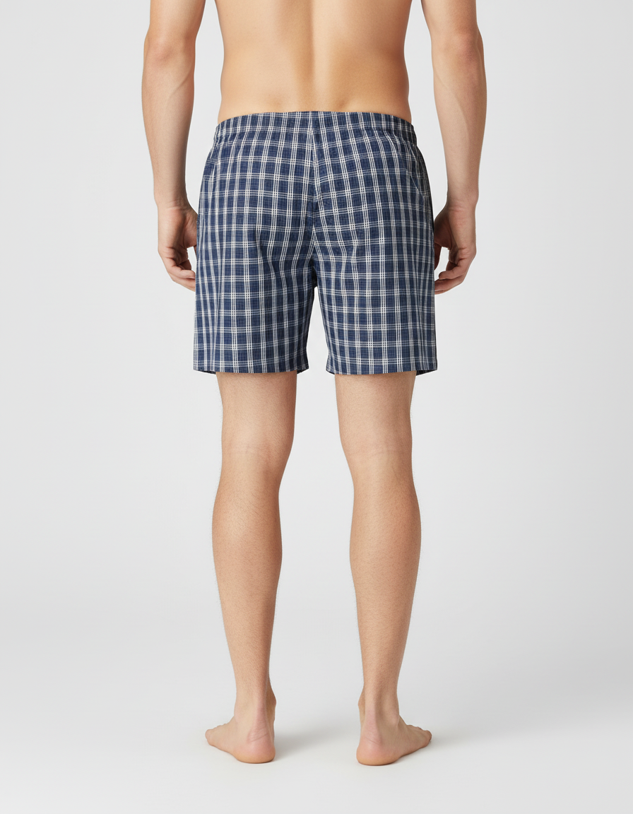 Men's  Boxer Checko  NAVY BLUE