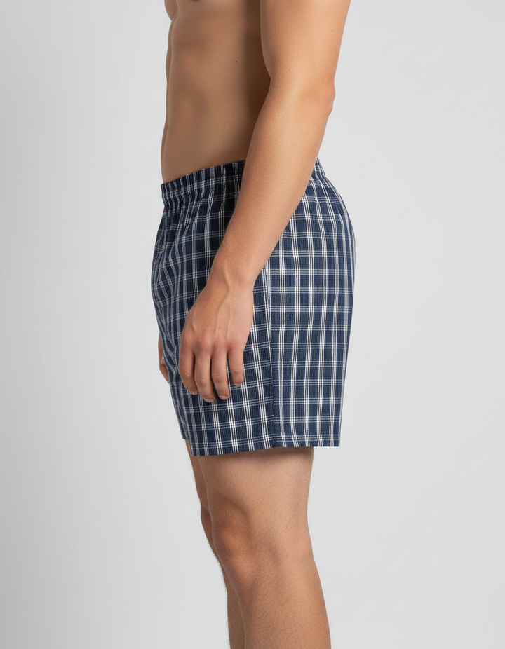 Men's  Boxer Checko  NAVY BLUE