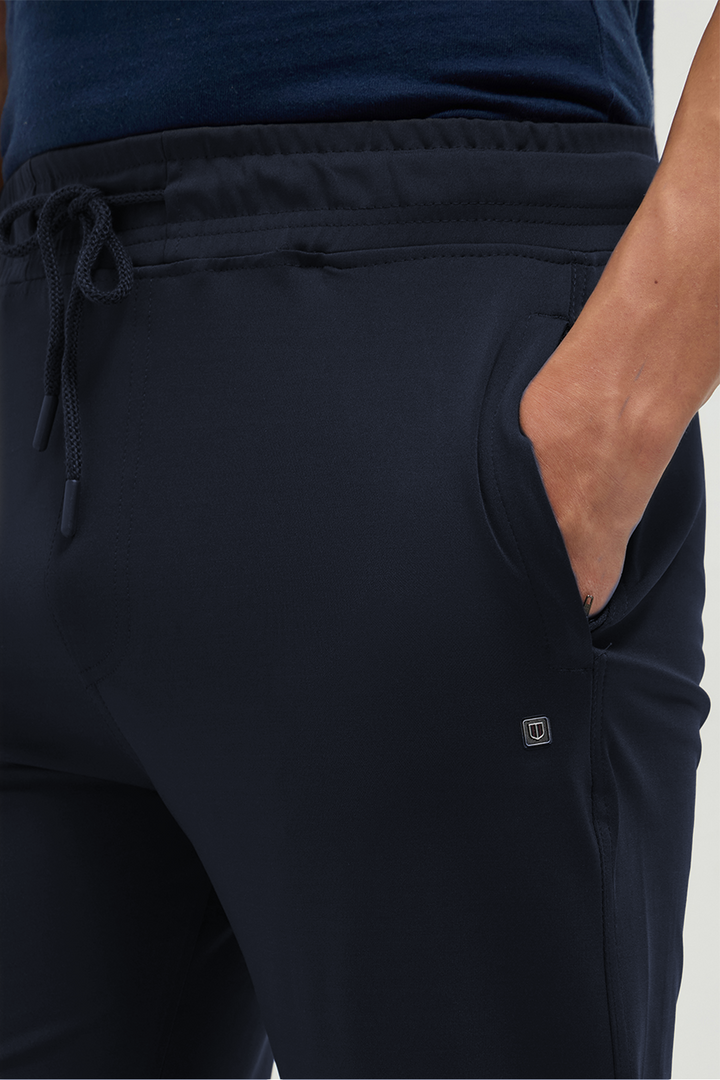 OTTO Essentials Men’s Dyno Track Pant Capital Blue – 4 Way Lycra Polyester Sports Joggers