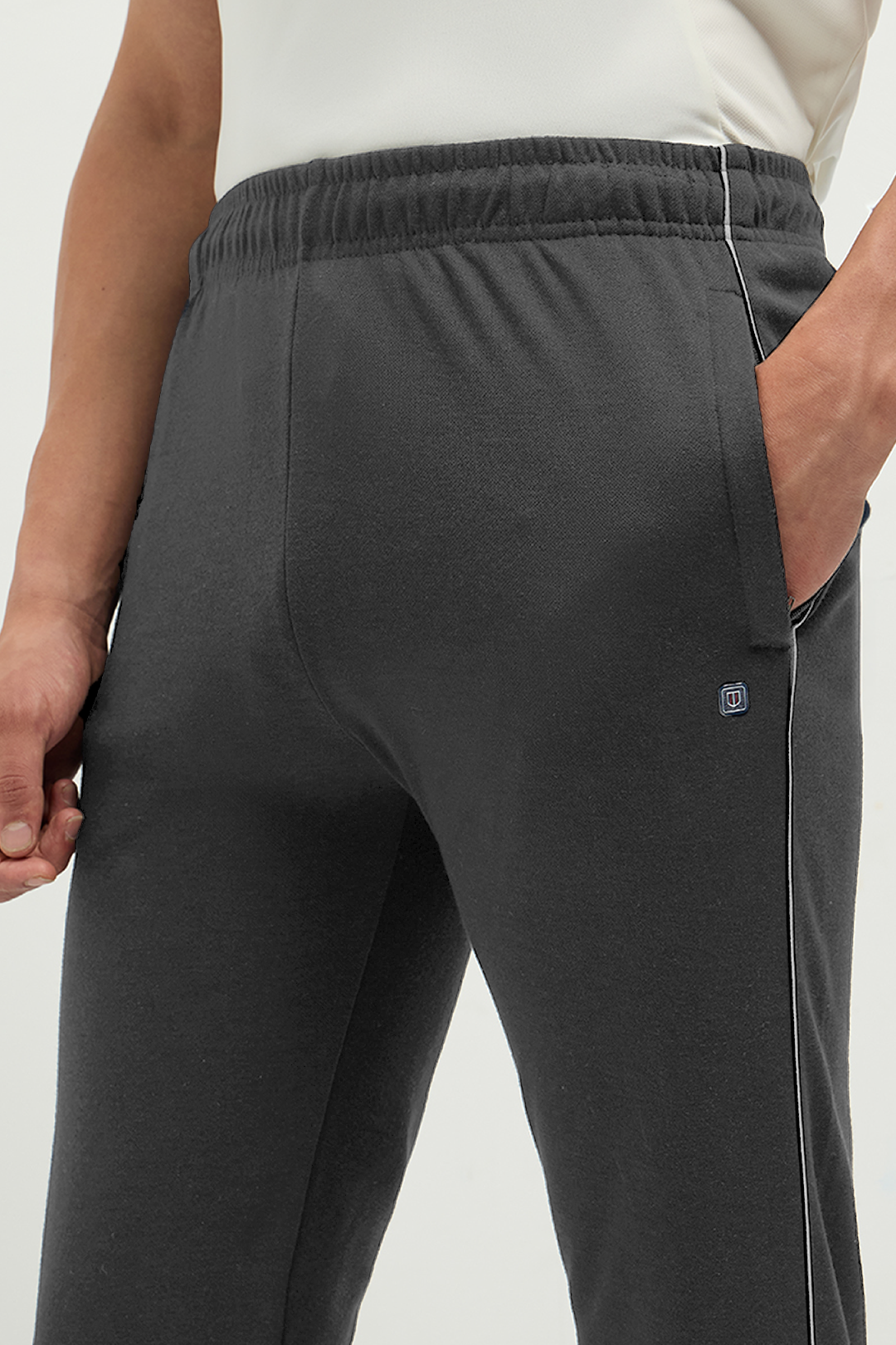 Otto Essentials Men’s Snuggo Track Joggers Grey – Durable Poly Cotton