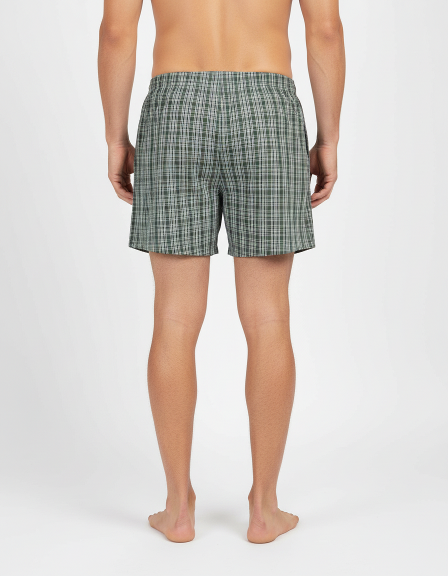 Men's  Boxer Checko  OLIVE GREEN