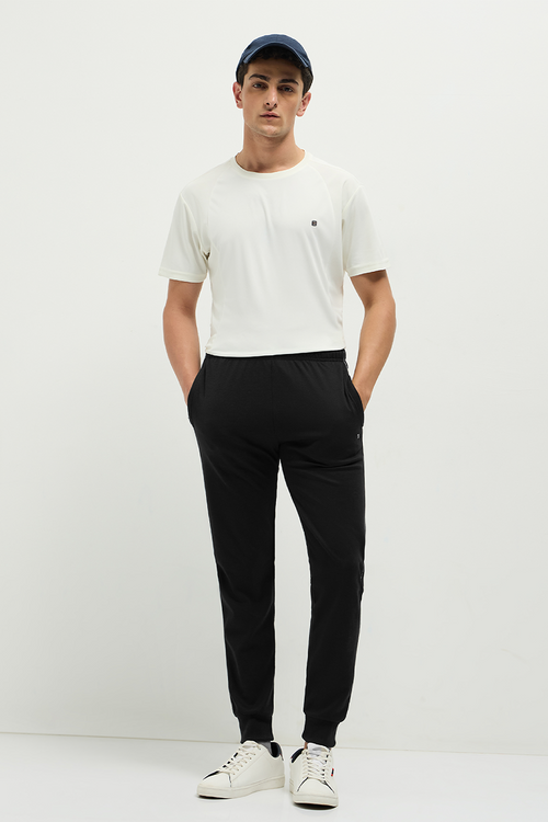 Otto Essentials Men’s Snuggo Track Joggers Black – Durable Poly Cotton