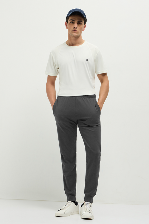 Otto Essentials Men’s Snuggo Track Joggers Grey – Durable Poly Cotton
