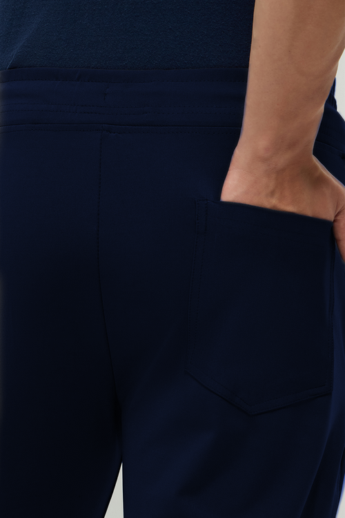 OTTO Essentials Men’s Dyno Track Pant Navy – 4 Way Lycra Polyester Sports Joggers