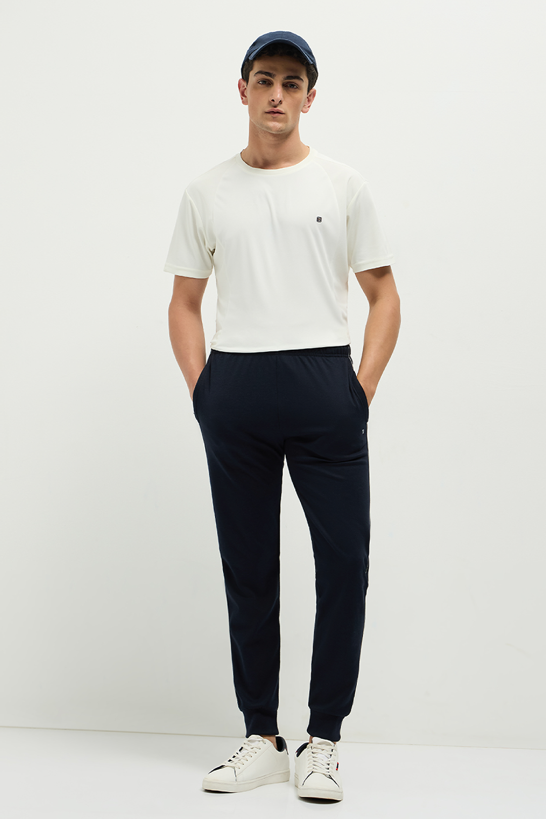Otto Essentials Men’s Snuggo Track Joggers Navy – Durable Poly Cotton