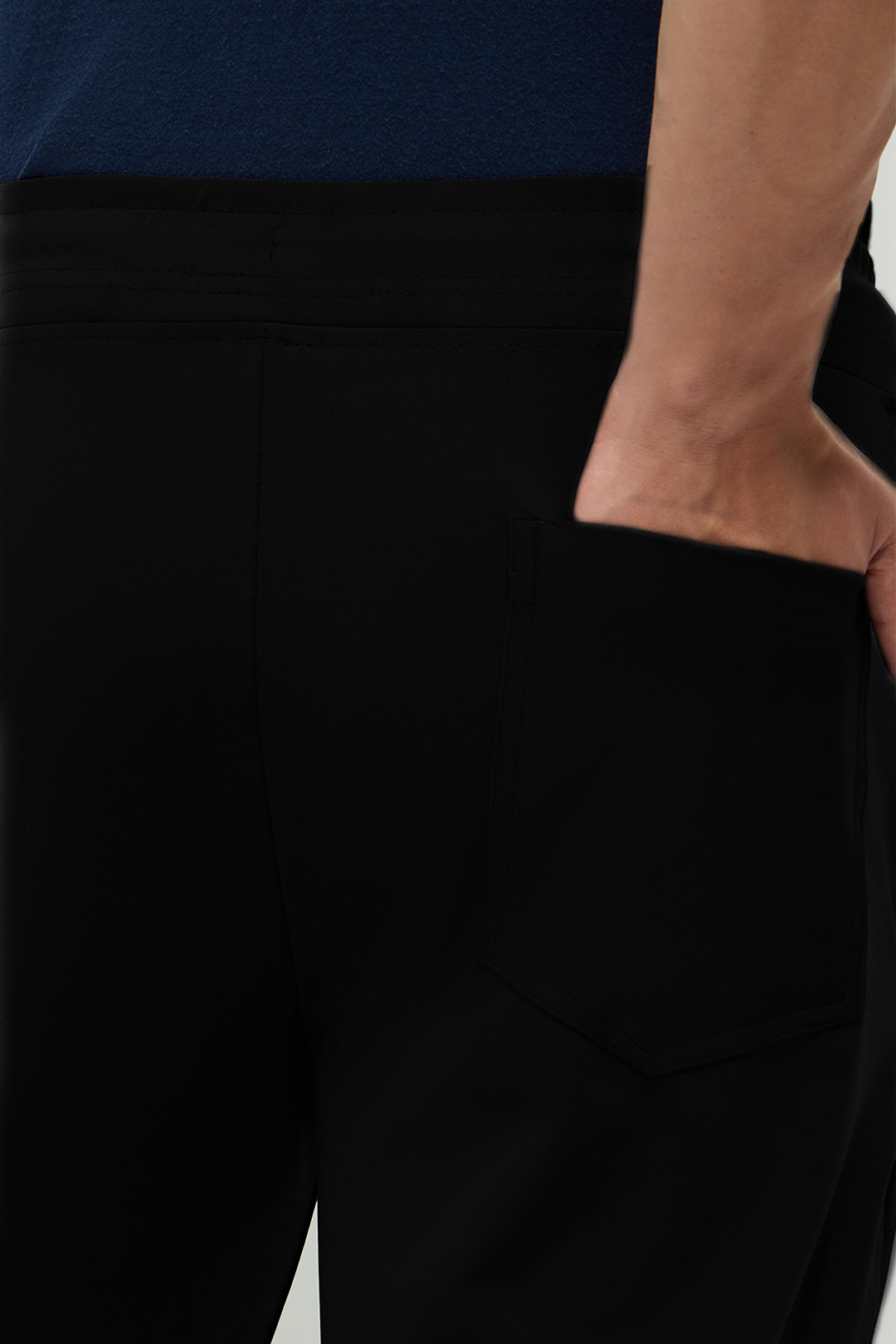 OTTO Essentials Men’s Dyno Track Pant Black – 4 Way Lycra Polyester Sports Joggers