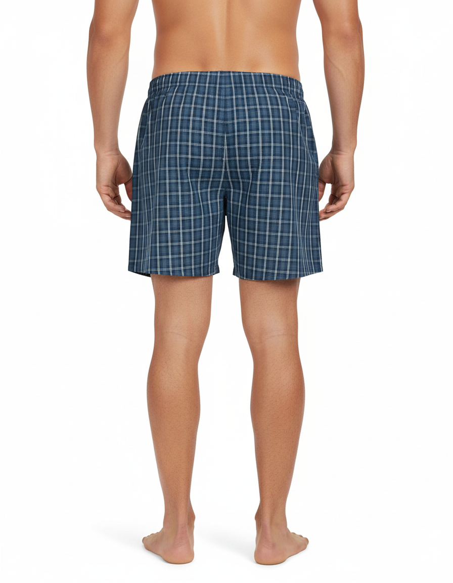 Men's  Boxer Checko  STEEL BLUE