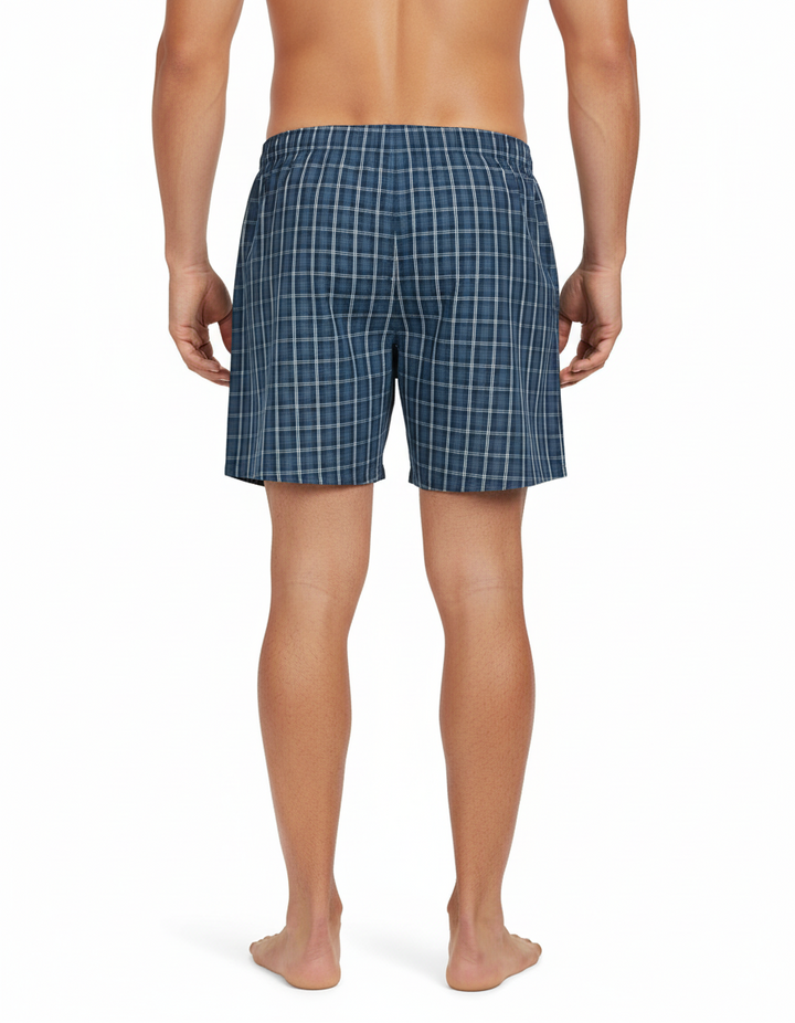 Men's  Boxer Checko  STEEL BLUE