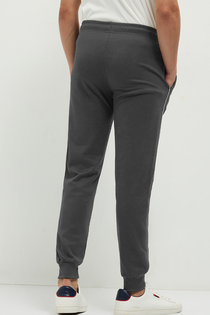 Otto Essentials Men’s Snuggo Track Joggers Grey – Durable Poly Cotton