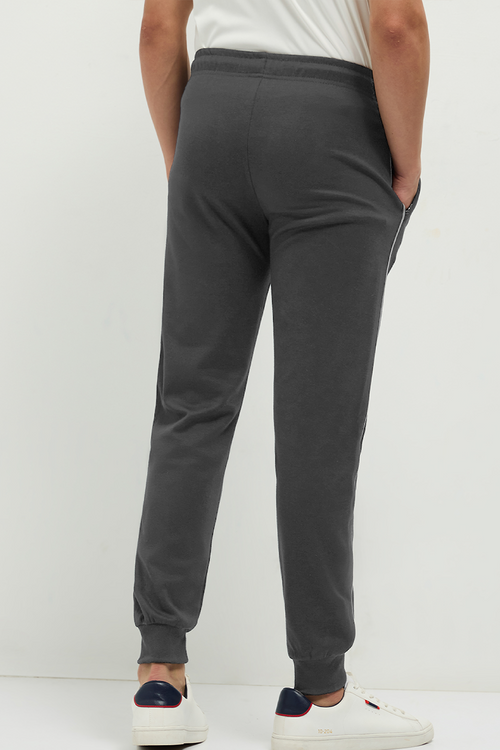 Otto Essentials Men’s Snuggo Track Joggers Grey – Durable Poly Cotton