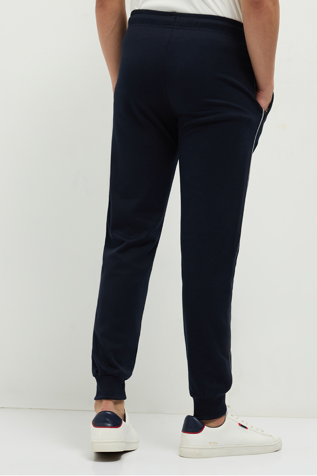Otto Essentials Men’s Snuggo Track Joggers Navy – Durable Poly Cotton