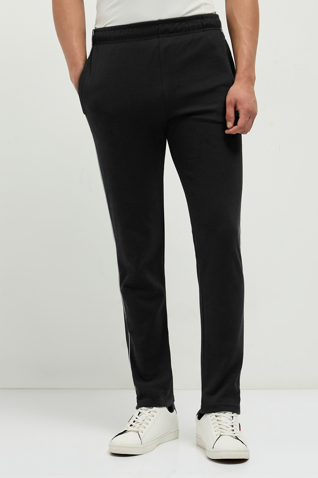Otto Essentials Men’s Relaxo Track Pant Black – Soft Cotton Blend