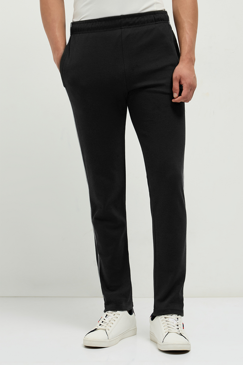 Otto Essentials Men’s Relaxo Track Pant Black – Soft Cotton Blend