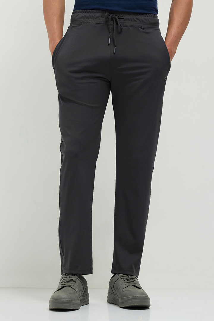 OTTO Essentials Men’s Dyno Track Pant Dark Cement – 4 Way Lycra Polyester Sports Joggers