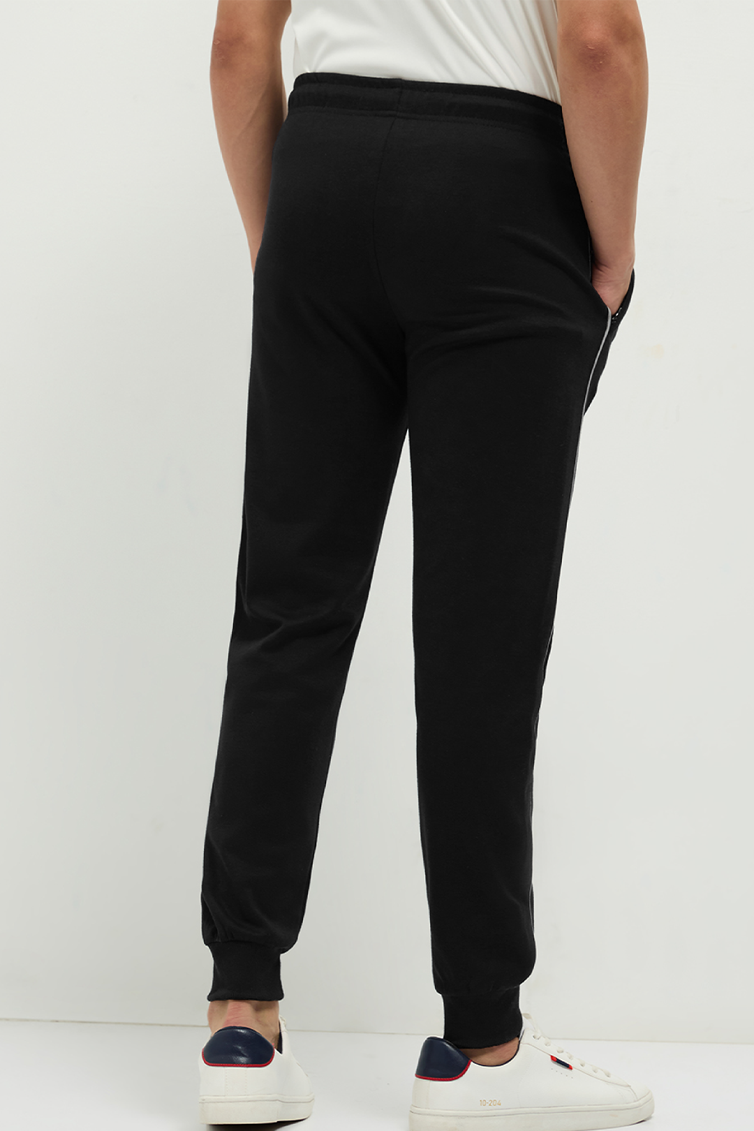 Otto Essentials Men’s Snuggo Track Joggers Black – Durable Poly Cotton