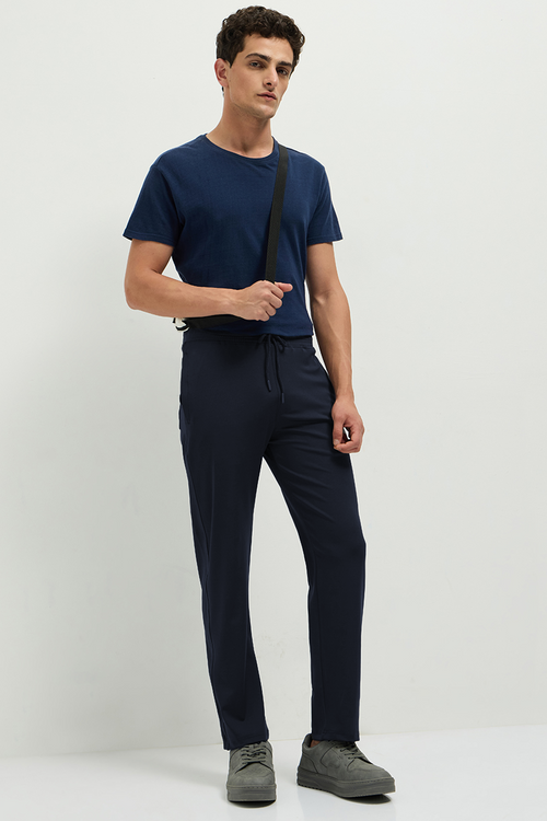 OTTO Essentials Men’s Dyno Track Pant Capital Blue – 4 Way Lycra Polyester Sports Joggers