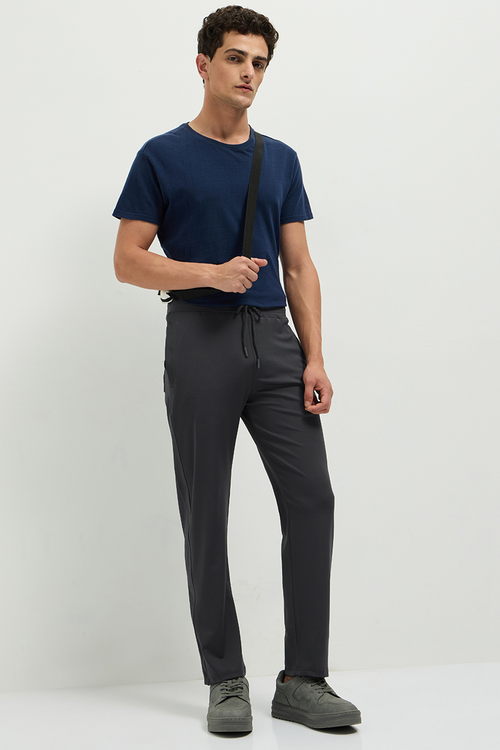 OTTO Essentials Men’s Dyno Track Pant Dark Cement – 4 Way Lycra Polyester Sports Joggers