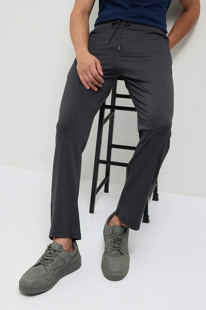 OTTO Essentials Men’s Dyno Track Pant Dark Cement – 4 Way Lycra Polyester Sports Joggers