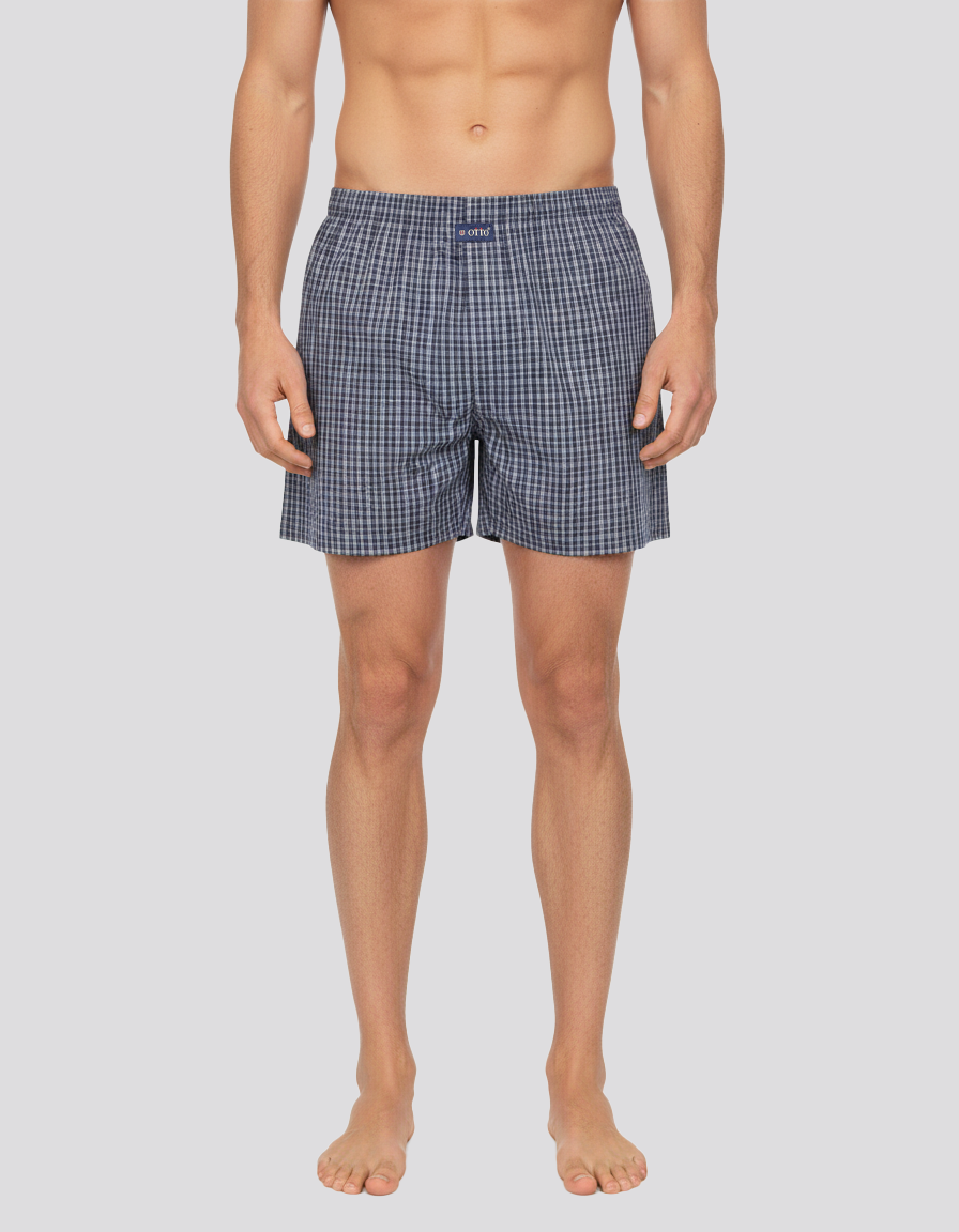 Chello Boxer Men's Boxer Checko CHARCOAL GREY – ottostore.com