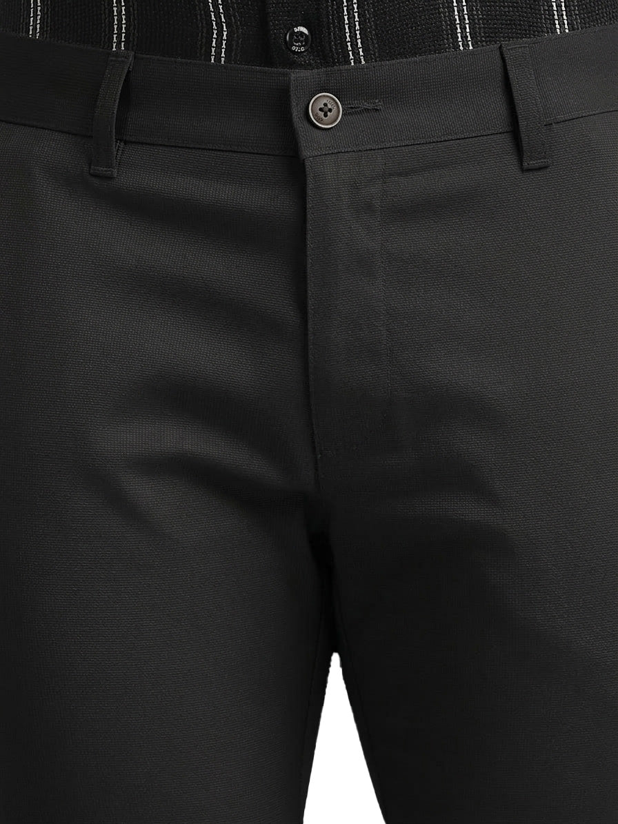 Black Casual Core Trousers