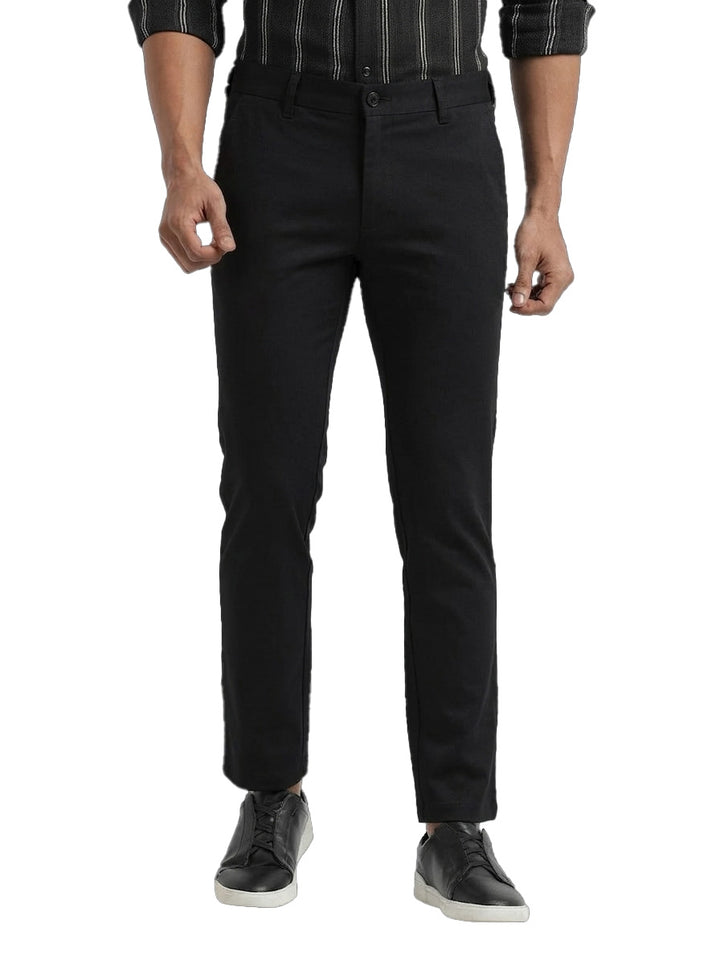 Black Casual Core Trousers