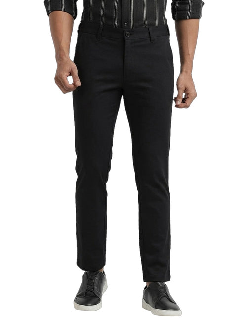 Black Casual Core Trousers