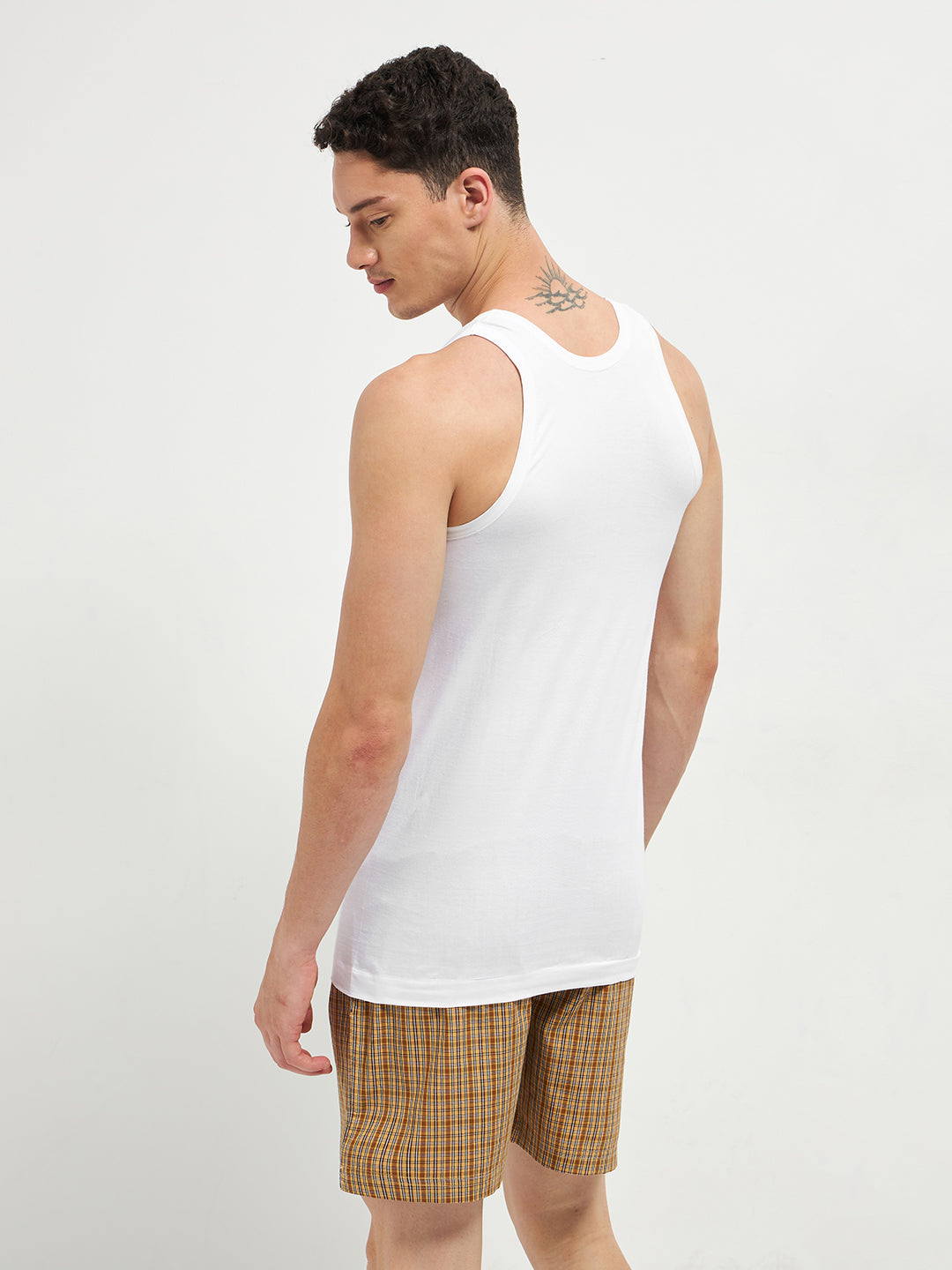 Men Vest Breezo White