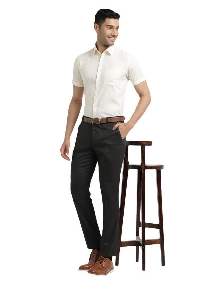 cotton formal trousers