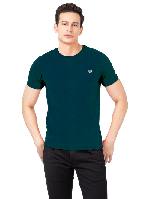 MOTTO T-Shirt Crew Neck -Blue