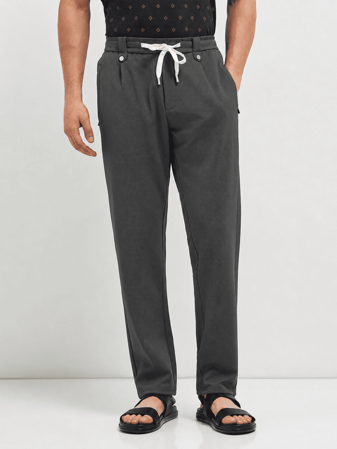 Dark Grey Casual Traveler Trouser