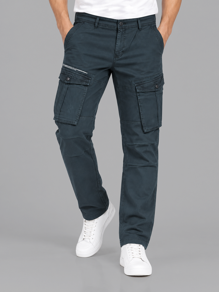 Meadow Green Casual Cargo Trousers
