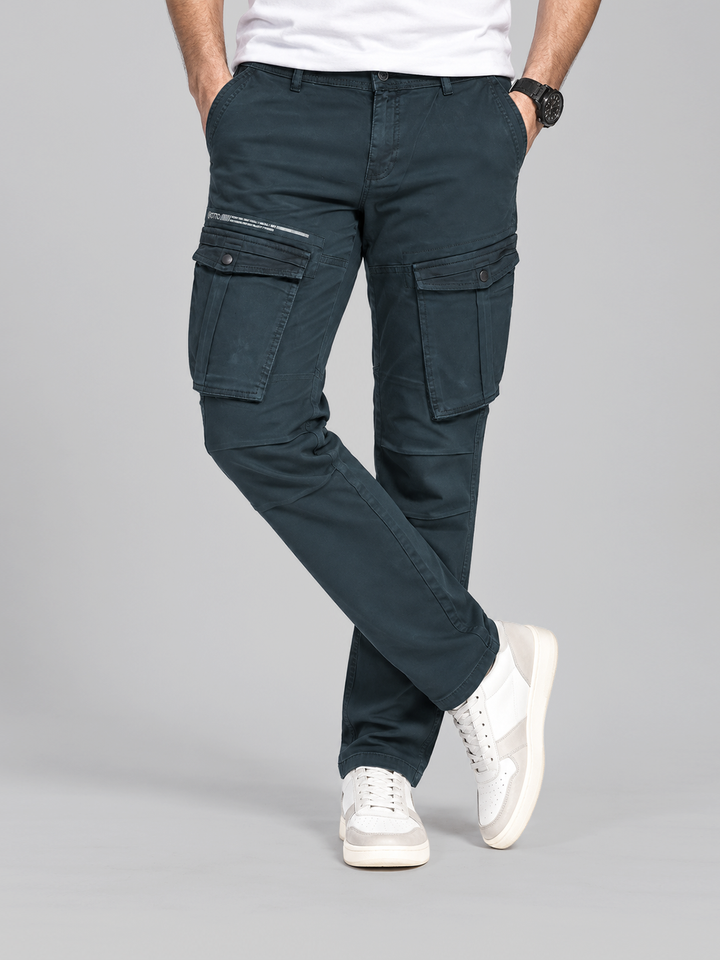 Meadow Green Casual Cargo Trousers