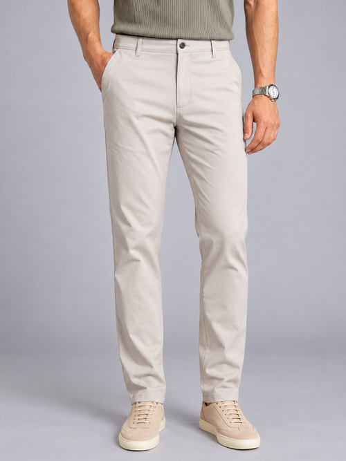 Stone Pista Solid Casual Trousers