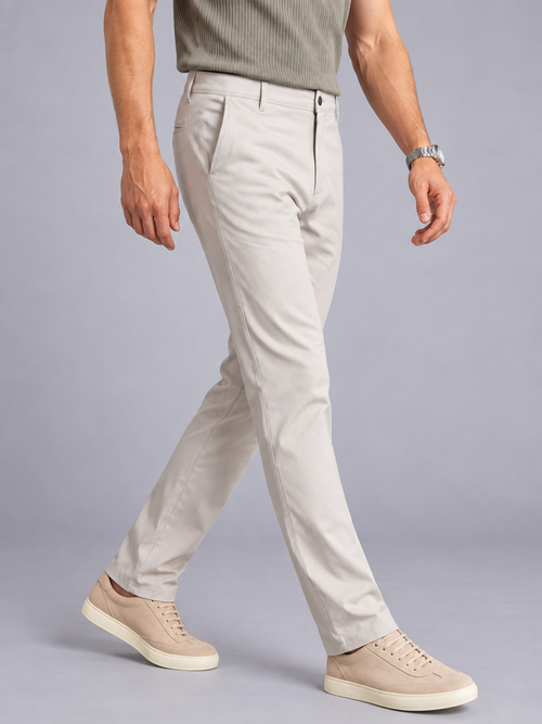 Stone Pista Solid Casual Trousers