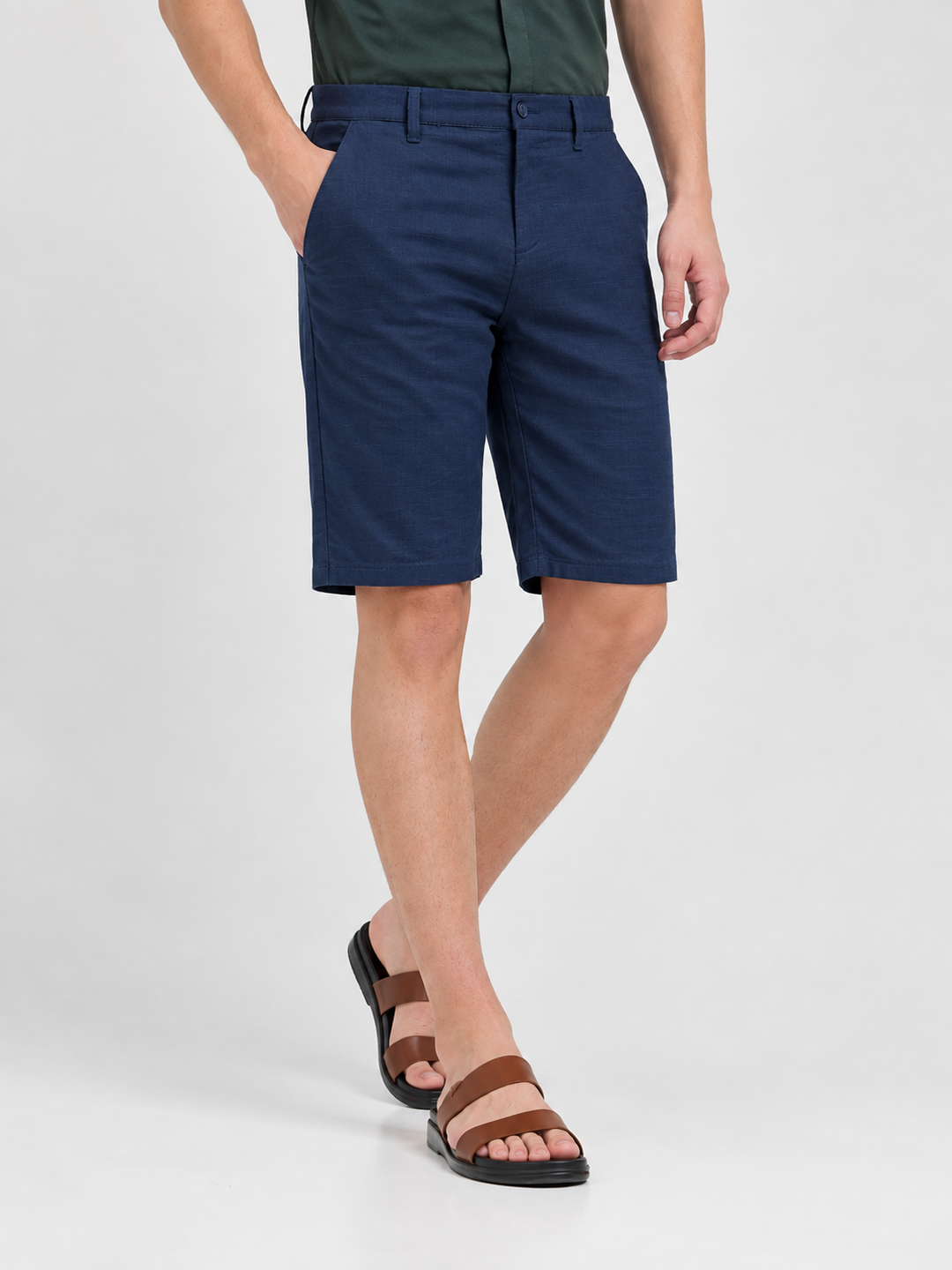 Marine Navy Casual Cargo Trousers