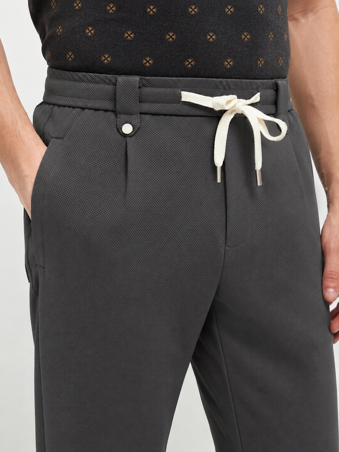 Dark Grey Casual Traveler Trouser