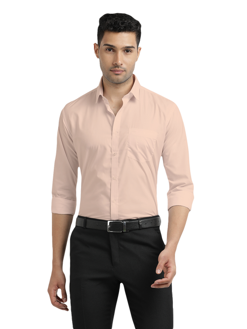 Sand Formal Solid Shirt