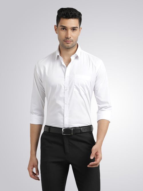 Ivory Solid Formal Shirt