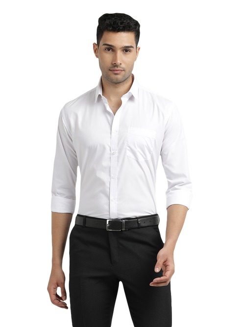 Ivory Solid Formal Shirt