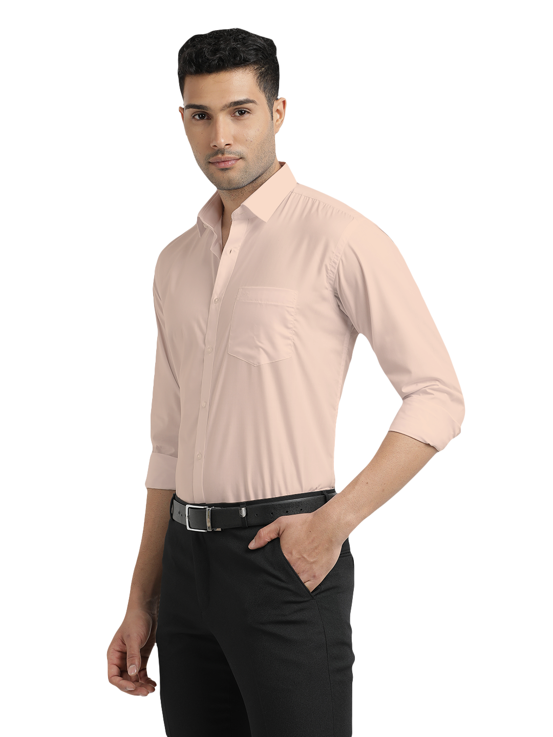 Sand Formal Solid Shirt