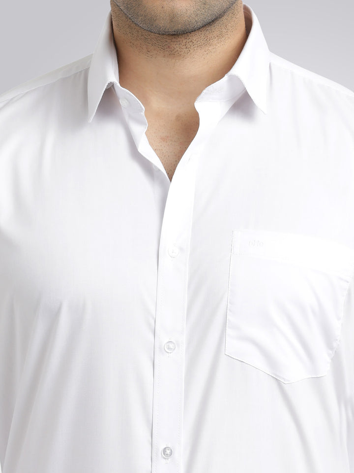 Ivory Solid Formal Shirt